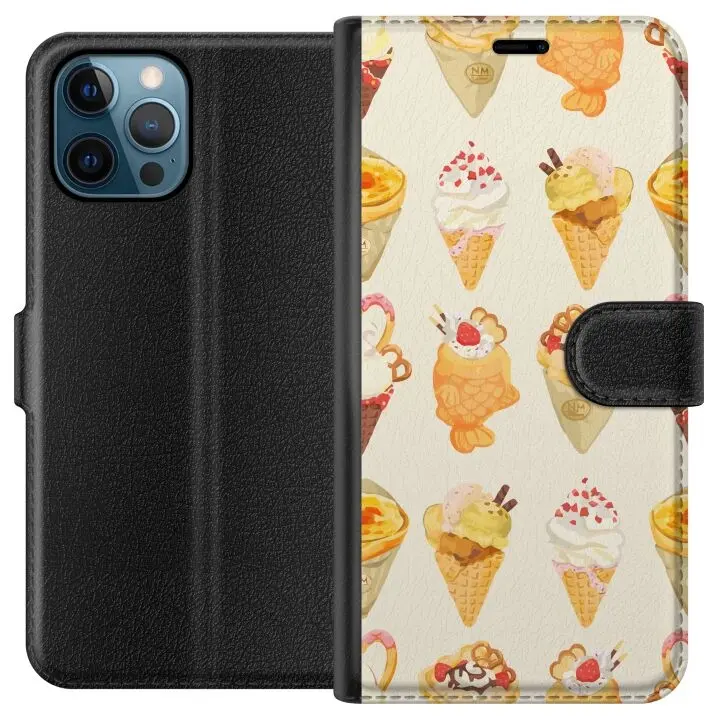 Lommeboketui til Apple iPhone 12 Pro med Glassig motiv