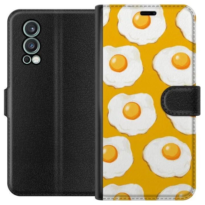 Lommeboketui til OnePlus Nord 2 5G med Stekt egg motiv