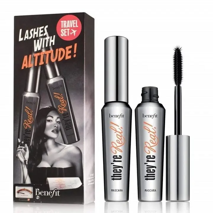 Benefit Duosett: They're Real! Mascara Jet Black 2x8,5 g