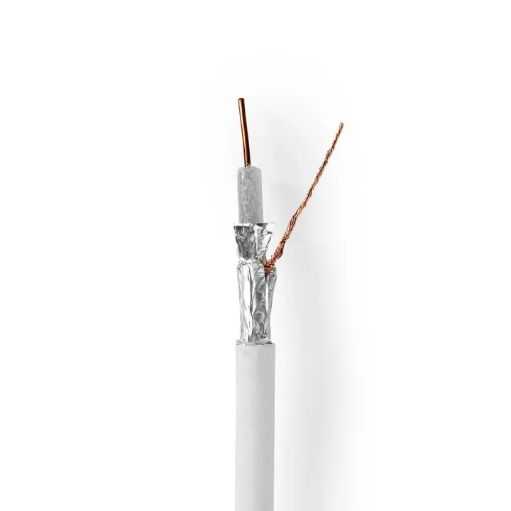 Nedis Tale Kabel på Snelle | 4G / LTE secure | 75 Ohm | Trippel Skjermet | ECA | 10.0 m | Koax | PVC