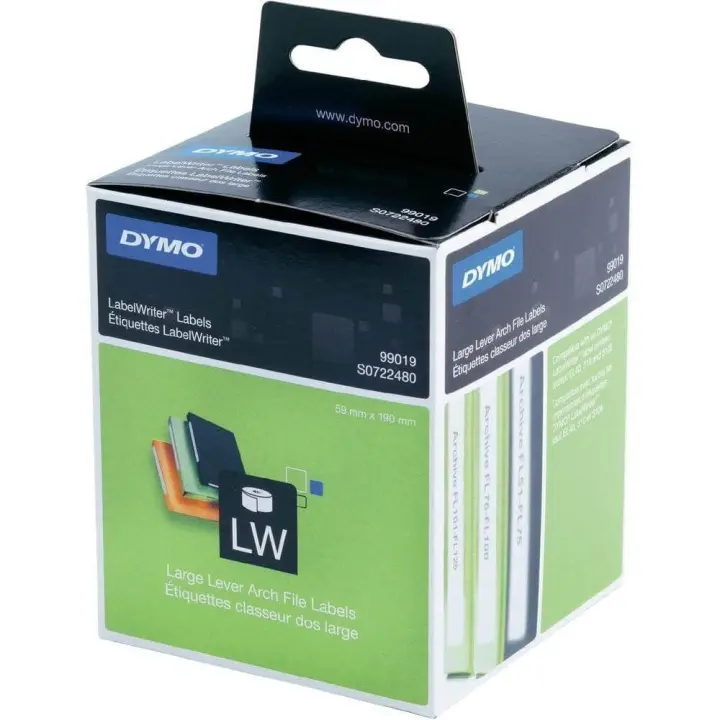 dymo Etiketter S0722480 99019 Large Lever Arch File