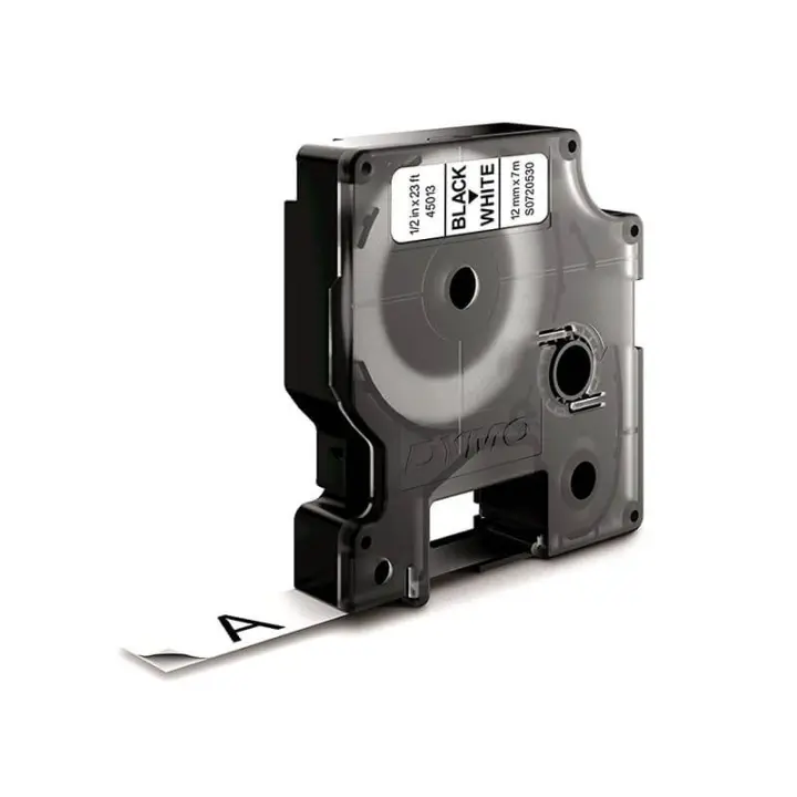 DYMO Färgband S0720530 45013 12mm Svart på Vit