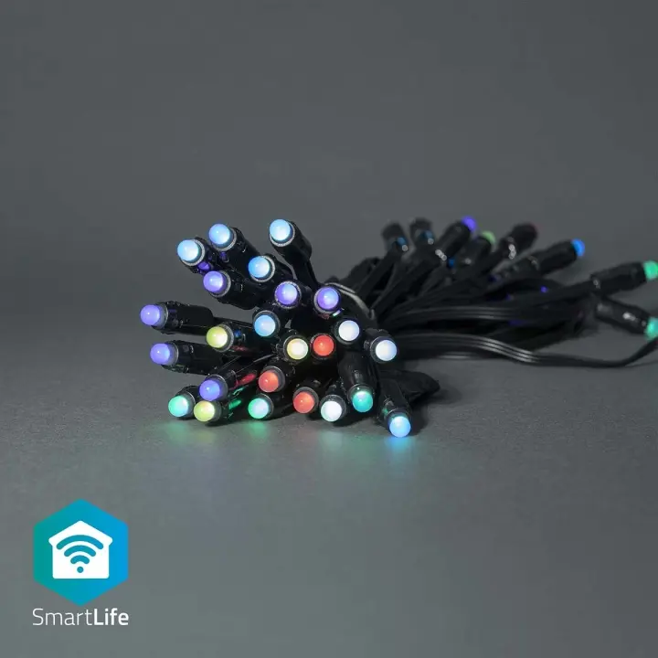 Nedis SmartLife Julelys | Party Lights | Wi-Fi | RGB | 48 LED's | 10.8 m | Android™ / IOS