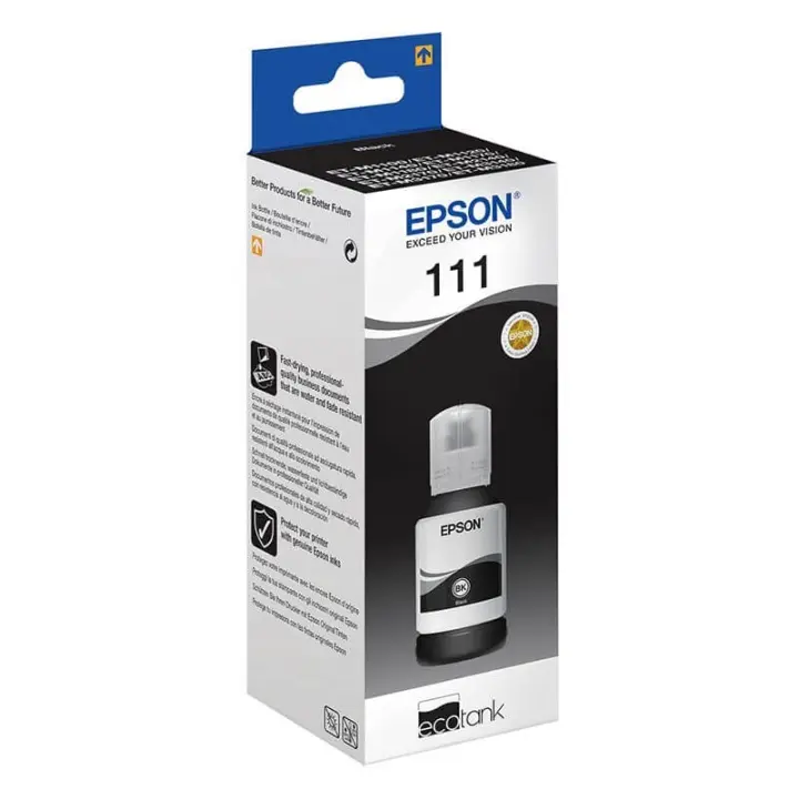 EPSON Blekk C13T03M140 111 Svart Ecotank