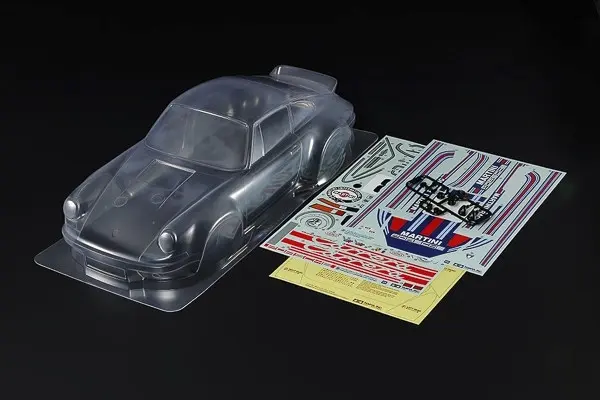 Tamiya 1/10 skala R/C Porsche 911 Carrera RSR karosserideler