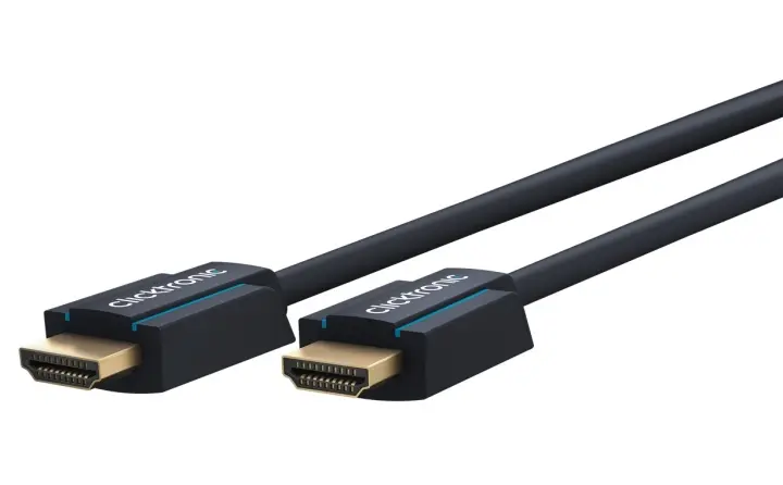 ClickTronic Ultrahøyhastighets HDMI™-kabel Premium-kabel | 1x HDMI™-kontakt 1x HDMI™-kontakt 1x HDMI™-kontakt | 1,5 m | UHD 8K @ 60 Hz
