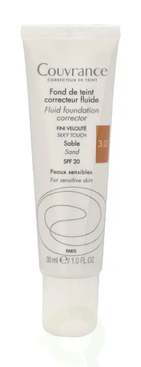Avene Couvrance Fluid Foundation Corrector SPF20 30 ml #3.0 Sand