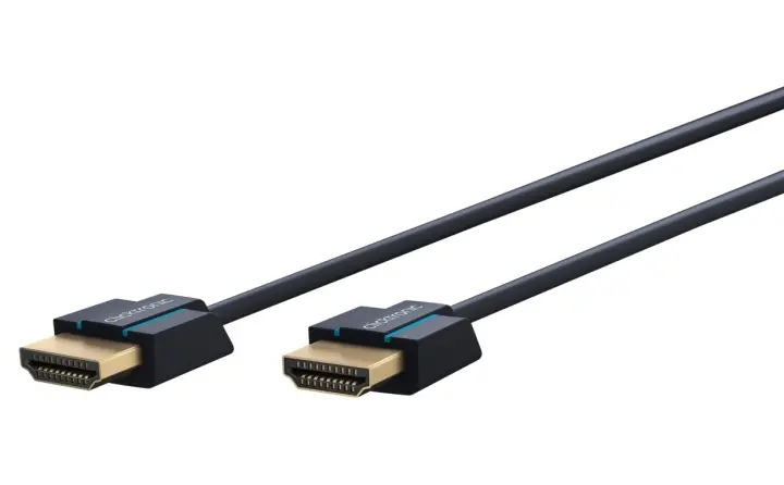 ClickTronic Ultratynn høyhastighets HDMI™-kabel med Ethernet Premium-kabel | 1x HDMI™-kontakt 1x HDMI™-kontakt | 1,5 m | UHD 4K @ 60 Hz
