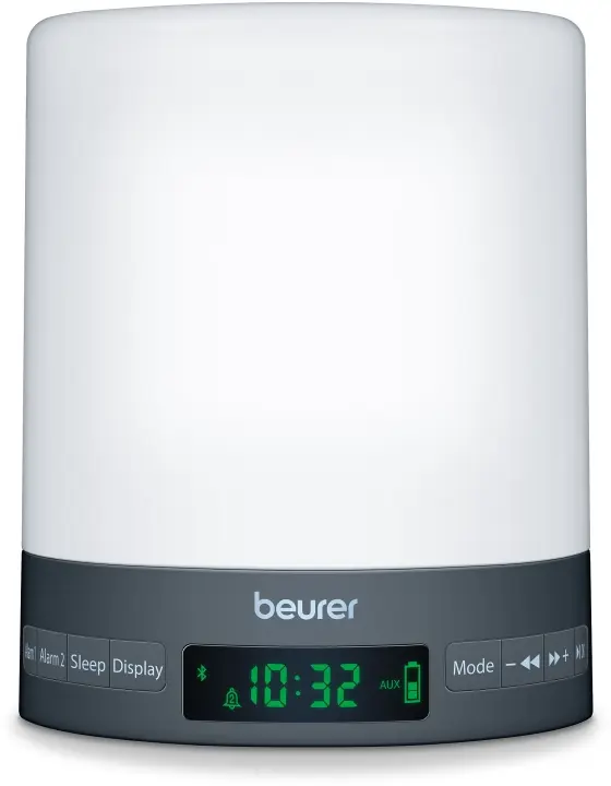 Beurer WL50 Wake up Light, med BT-høyttaler, klokke og radio