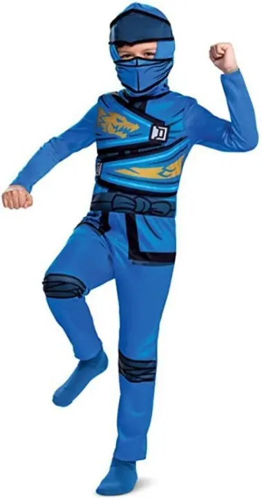 LEGO NINJAGO Jay-kostyme, 7-8 år, 127-136 cm