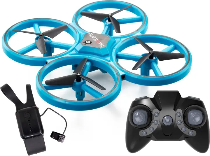 Flybotic Flashing - Fjernstyrt drone, blå