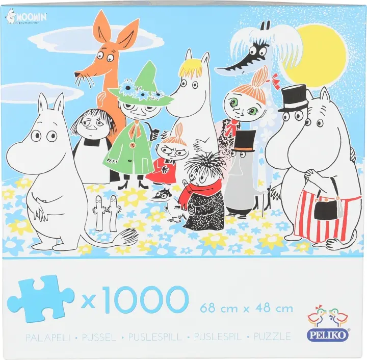 Mummitrollet - puslespill med 1000 brikker