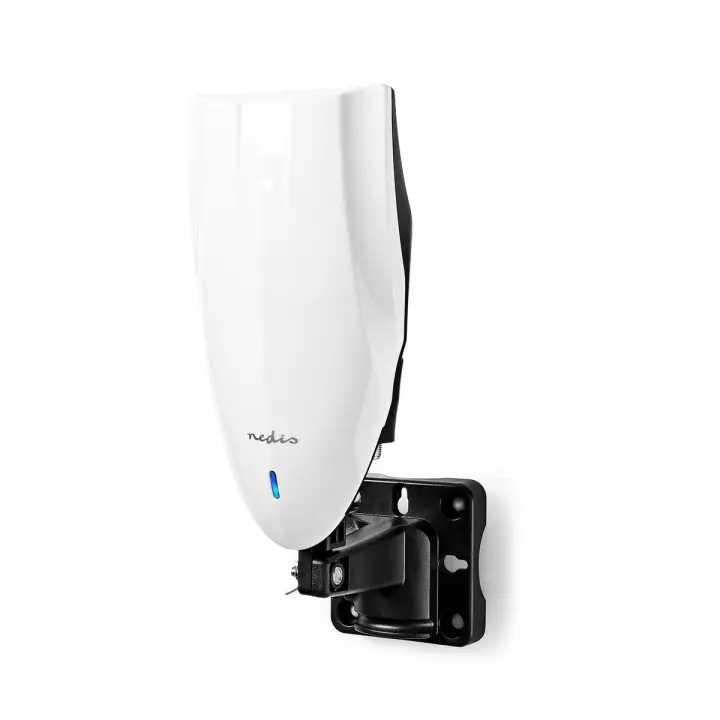 Nedis Aktiv HDTV antenne | Aktiv | Kontakttype: F-kontakt | FM / UHF / VHF | Mottaksområde: 0-50 km | LTE700 | Forsterkning: 25 dB | Hvit / Sort