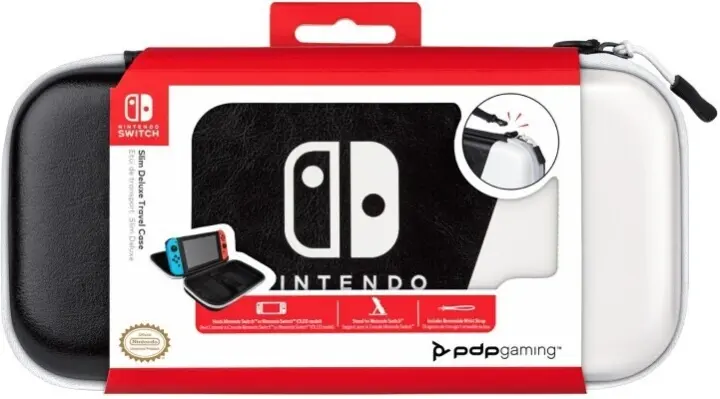 PDP Gaming Slim Deluxe Travel Case Elite - Svart/hvitt