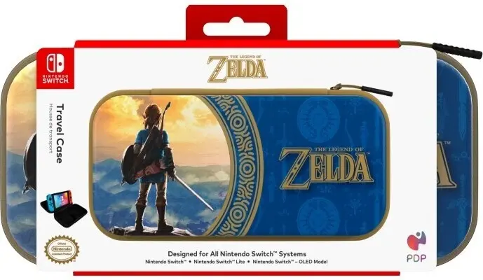 PDP Gaming Reiseveske - Hyrule Blue - transportveske, Switch