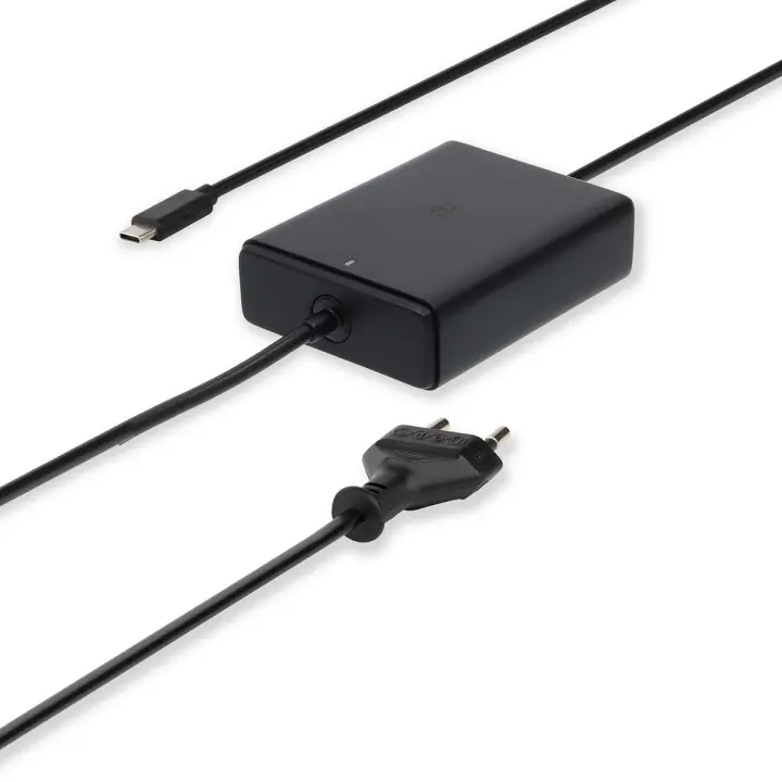 Nedis Notebook Adapter | GaN | 45 W | 5 / 9 / 12 / 15 / 20 V DC | 2.25 / 2.33 / 2.92 / 3.0 A | Apparat: Notebook / Smartphone / Tablet | Euro / Type-C (CEE 7/16)