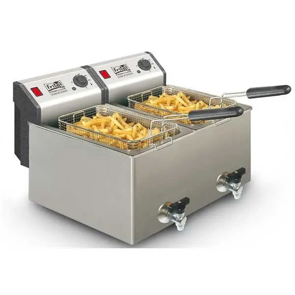 Fritel Profesjonell frityrgryte 16 liter rustfritt stål