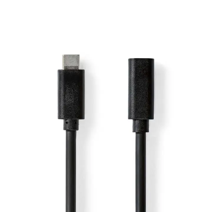 Nedis USB-kabel | USB 3.2 Gen 1 | USB-C™ Hann | USB-C™ Hunn | 60 W | 4K@60Hz | 5 Gbps | Nikkel belagt | 2.00 m | Rund | PVC