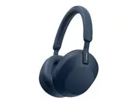 Sony WH-1000XM5 Trådlösa hörlurar med sladd Blå