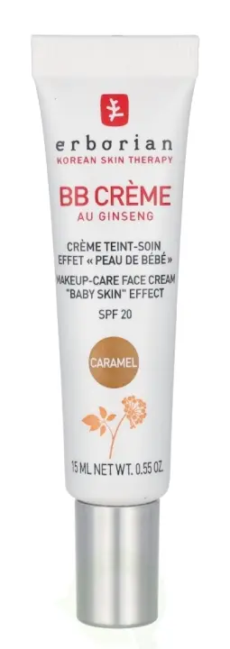 Erborian BB Cream Au Ginseng 5-In-1 Baby Skin Effect SPF20 15 ml Caramel