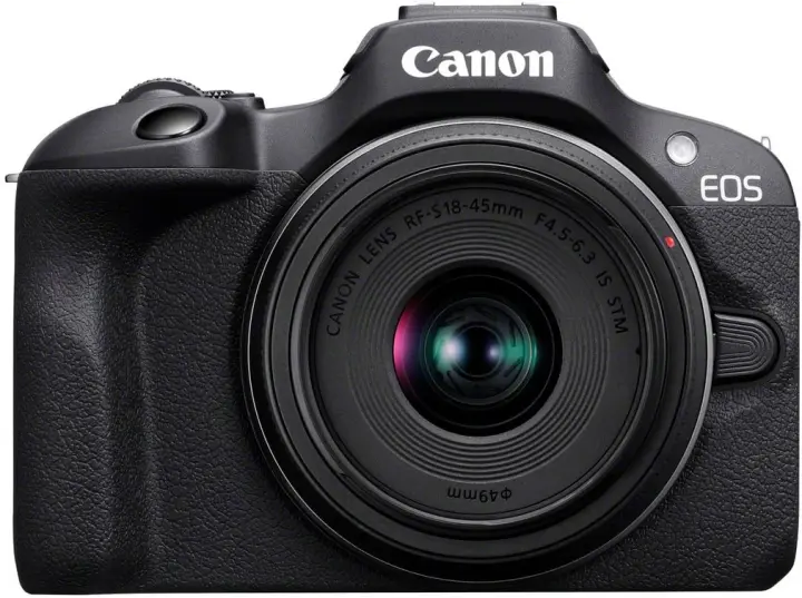 Canon EOS R100 mikrosystemkamera + 18-45 mm IS STM-objektiv