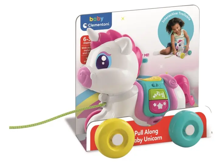 Clementoni Pull Along Unicorn