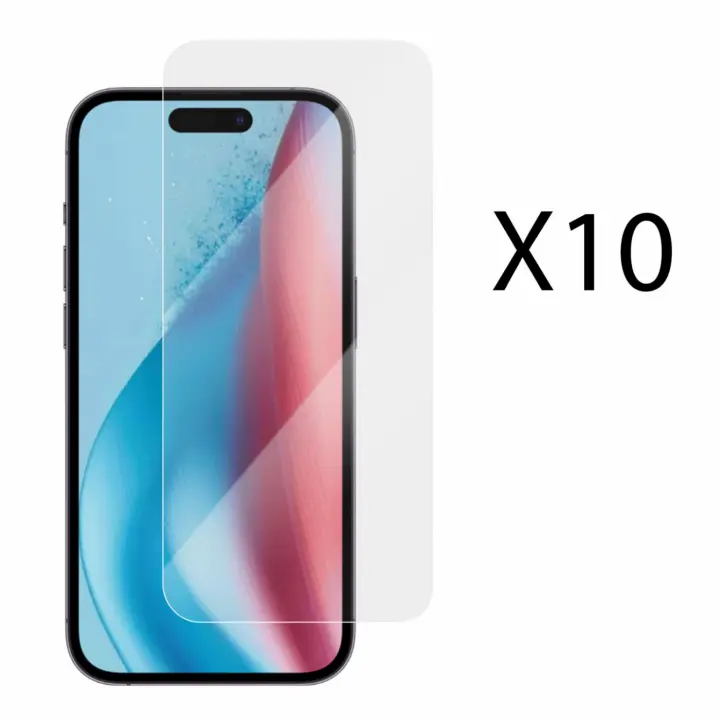 Champion Skjermbeskytter iPhone 16/15/15 Pro 10-pakning
