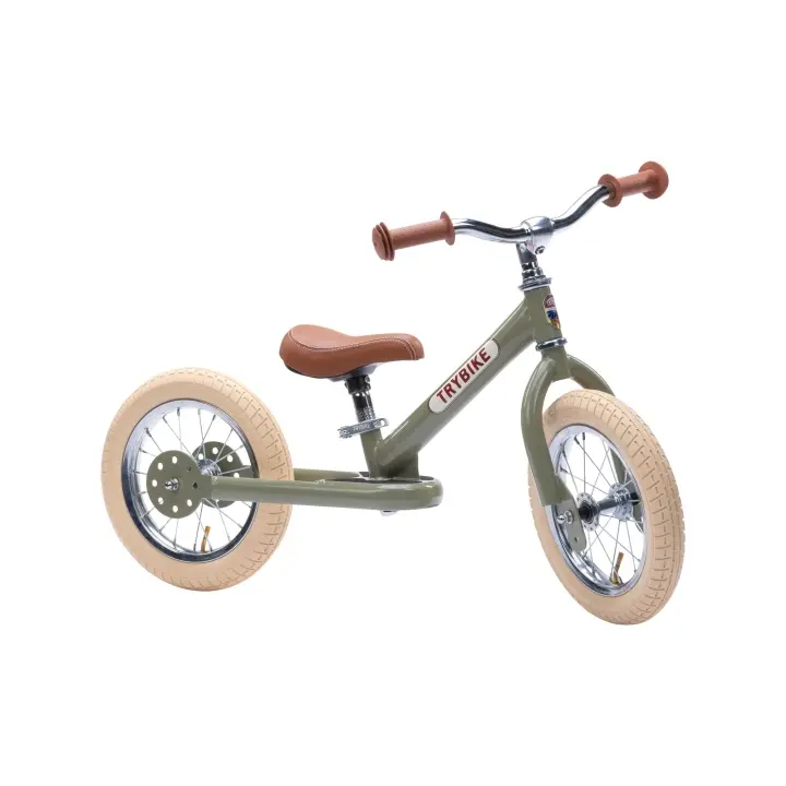 Trybike 2 hjul stål - Vintage grønn (30TBS-2-GRN-VIN)