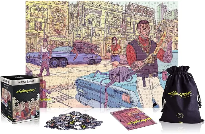 Cyberpunk 2077: Valentinos puslespill 1500 stk