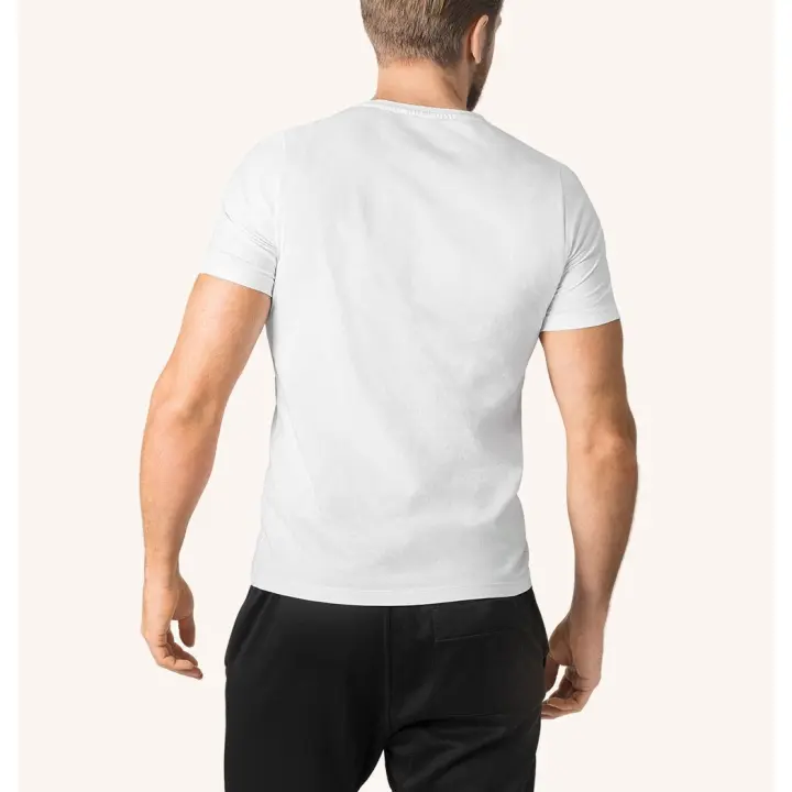 SWEDISH POSTURE T-shirt Herre Alignment Bomull Hvit XXL