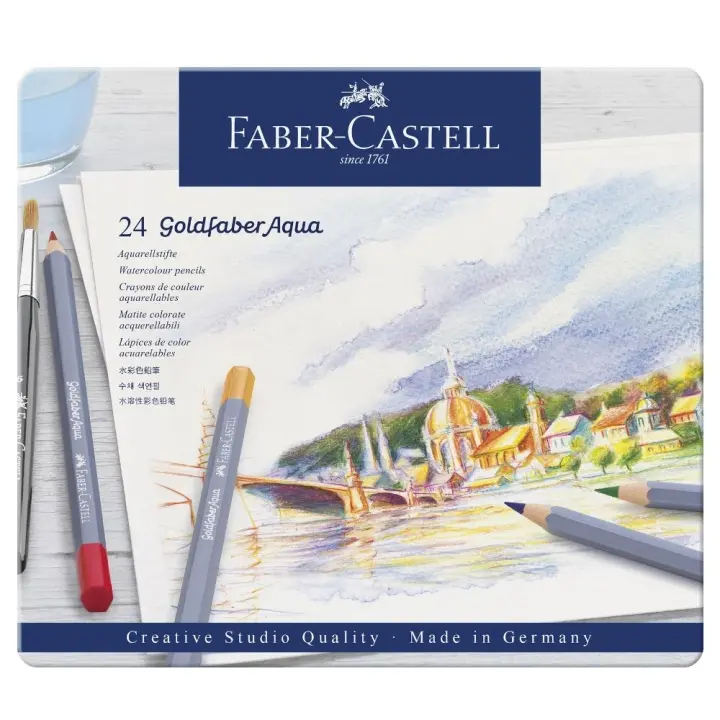 Faber-Castell Goldfaber akvarellboks, 24 stk (114624)