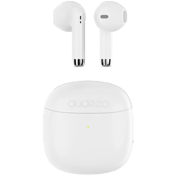 Audeeo Orbiter II True Wireless-øretelefoner i hvitt