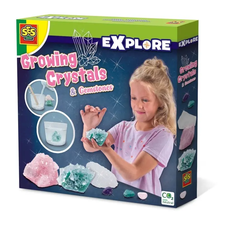 SES Creative Dyrking av krystaller og edelstener - (S25115)