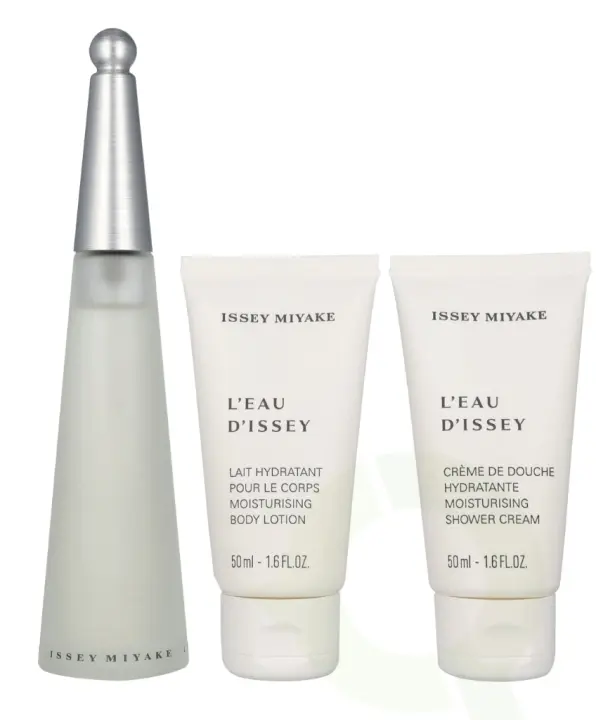 Issey Miyake L'Eau D'Issey Giftset 150 ml Edt Spray 50ml/Body Lotion 50ml/Shower Cream