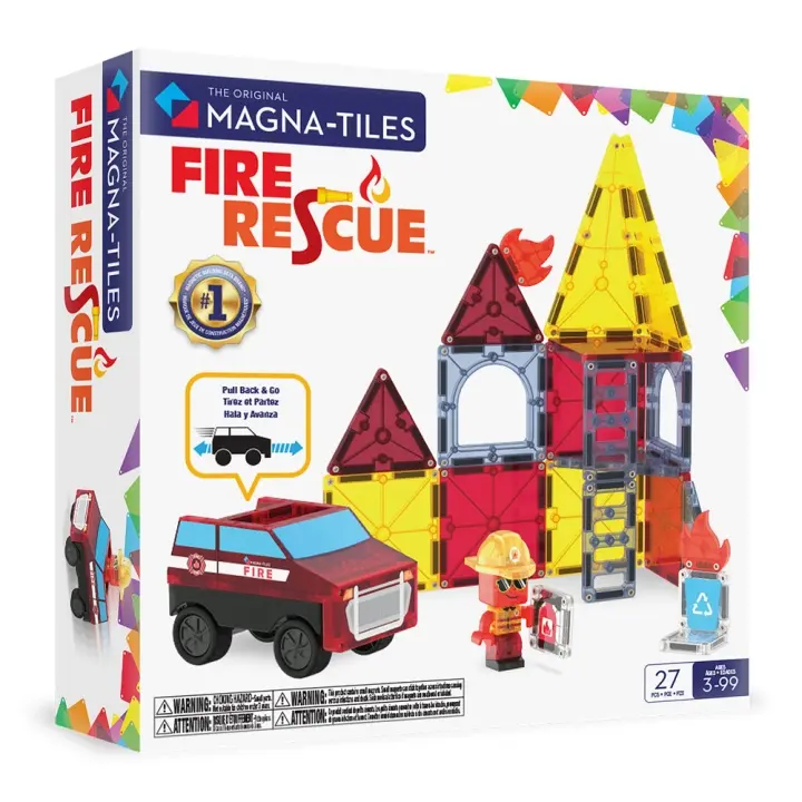 Magna Tiles Magna-Tiles - Fire Rescue™ 27-delers sett (90360)