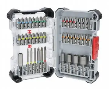 aBosch - Professional Bosch 43x Extra Hard skrutrekkerbitsett, 43 deler (197 x 110,5 mm, profesjonelt tilbehør, skrutrekker, drill)