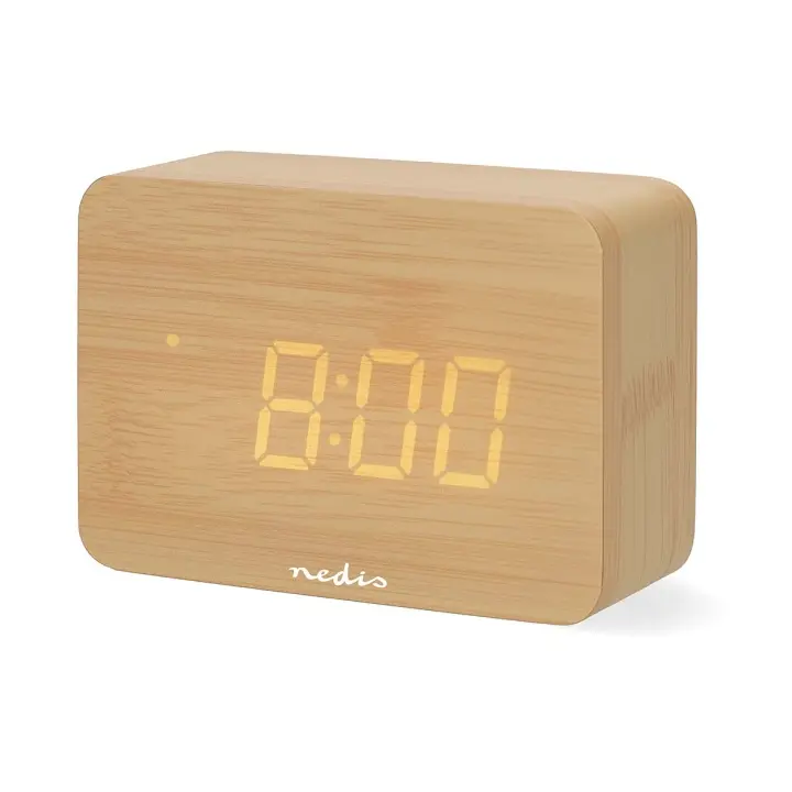 Nedis Digital Desk vekkerklokke | LED | Bakgrunnsbelysning | slumrefunksjon | Datovisning