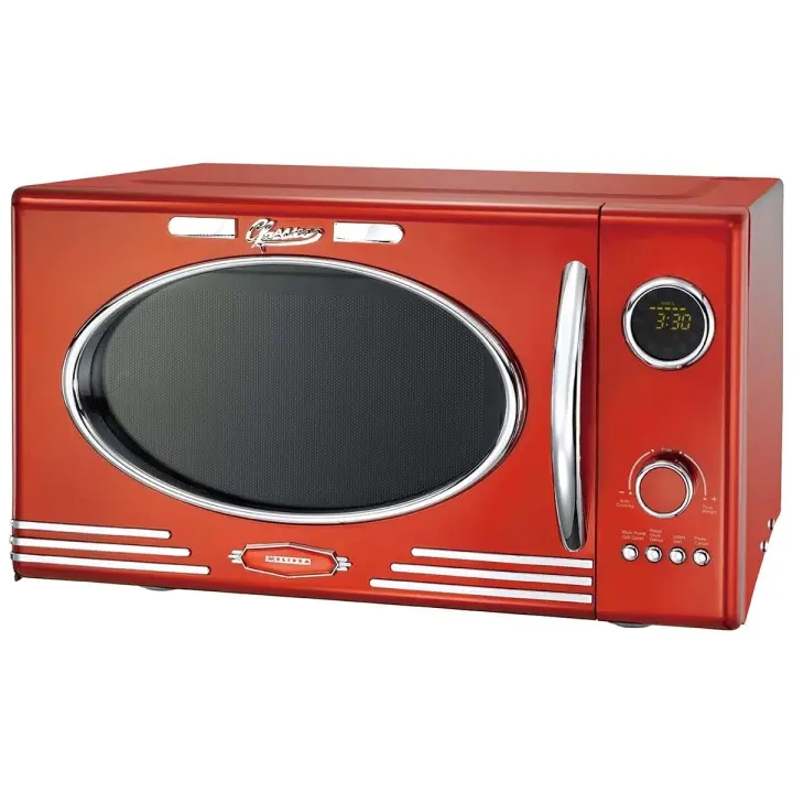 MELISSA Mikrobølgeovn med grill | 800 W | 23 L kapasitet | 12 programmer | 5 effektnivåer | Opptining | 60-minutters timer