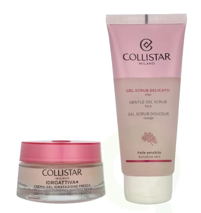 Collistar Idroattiva Set 150 ml Fresh Hydration Cream-Gel 50ml/Gentle Scrub 100 ml