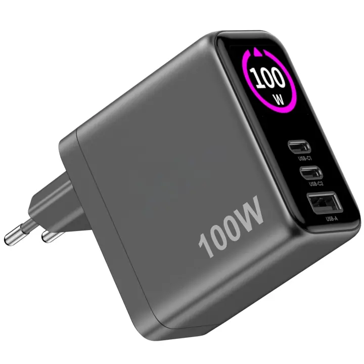 Celly Laddare 100W PD/QC med display