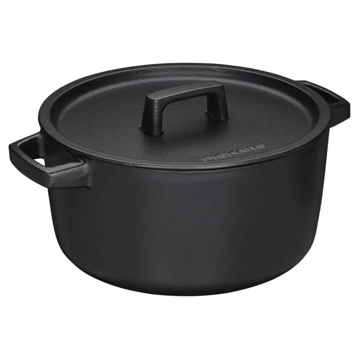 Fiskars Gryta med lock Folken 4 L emaljerad