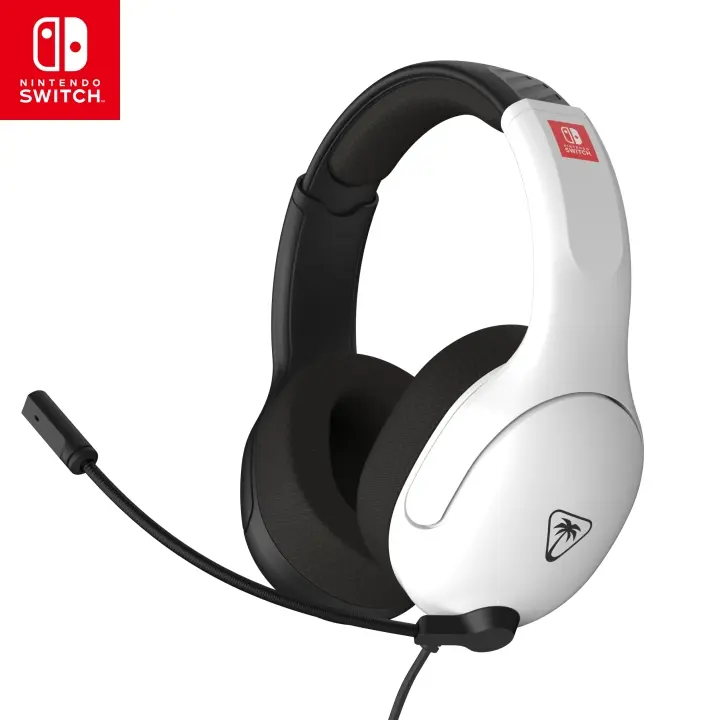 Turtle Beach Airlite Fit-hodesett svart og hvitt