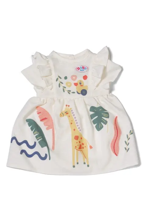 BABY Born Kjole med giraffmotiv, 43 cm (871607)