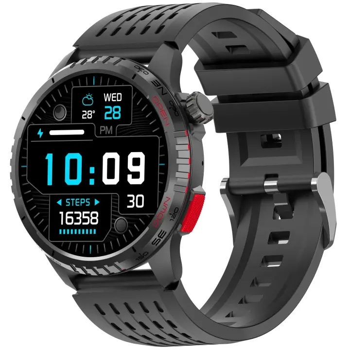 Denver SmartWatch GPS AMOLED Hälsokoll SWG-345B Svart