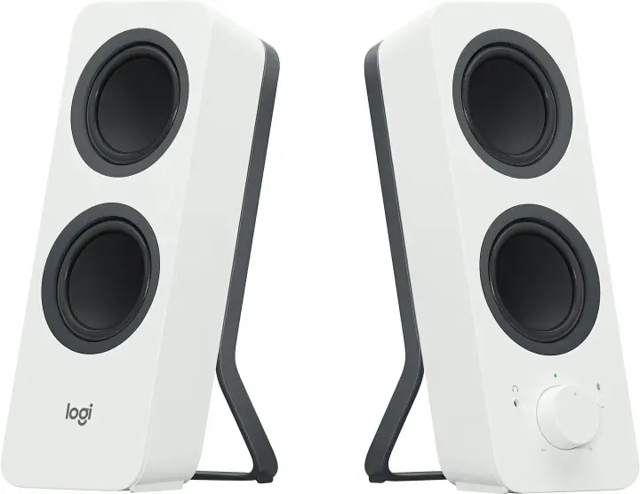 Logitech Z207 Bluetooth-stereohøyttalere, naturhvit