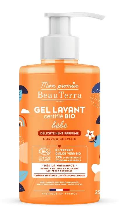 BeauTerra Parfymert babyvaskegel - BIO - 750 ml