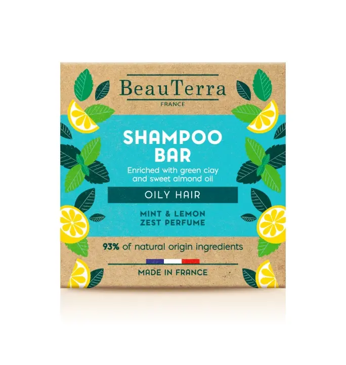 BeauTerra Shampoobar - Fett hår - 75