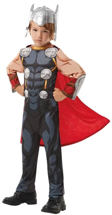 Disney Rubies - Marvel Avengers - Barnedrakt - Thor (størrelse 128)