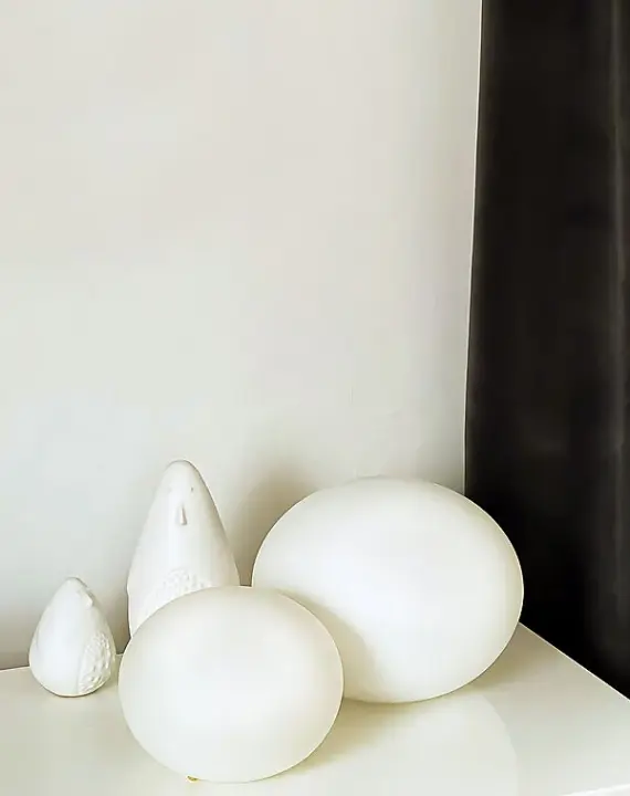 Aneta Bordlampe Globus hvit Ø130Aneta