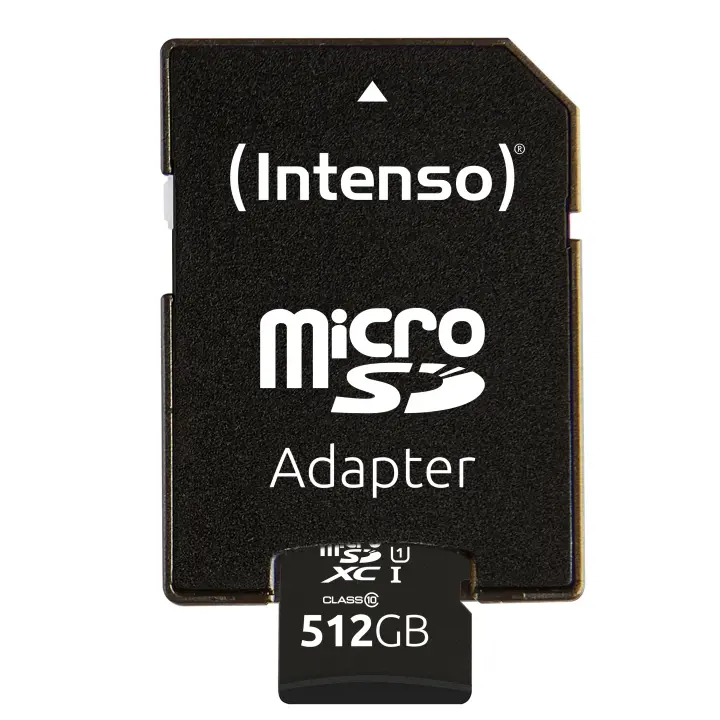 Intenso microSD UHS-I Professionel - 100MB/s - 512GB